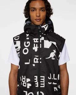 Online Kangol x J.Lindeberg All Gear Outerwear JL Kangol Black White L