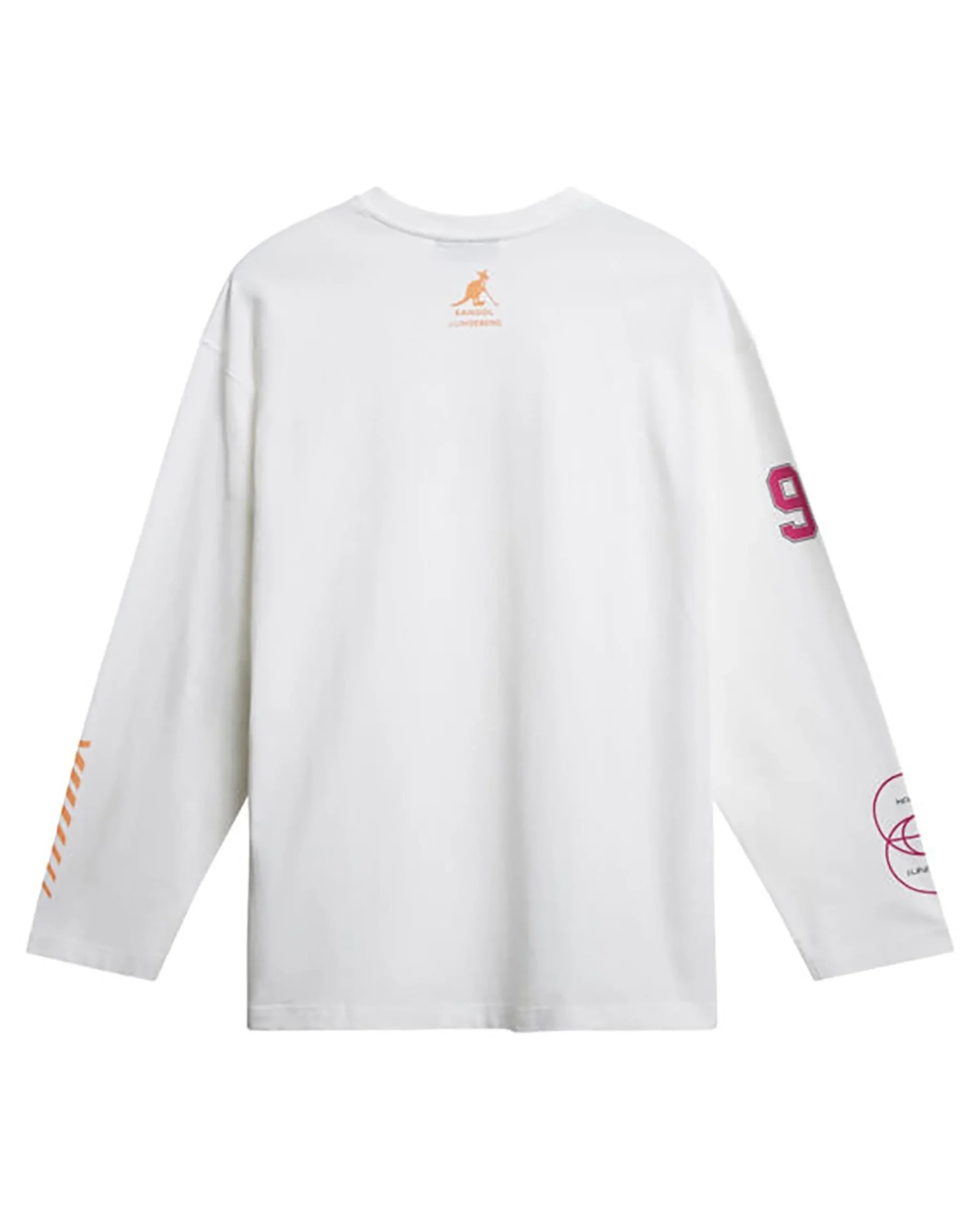 Clearance Kangol x J.Lindeberg Davie Long Sleeve T-shirt White