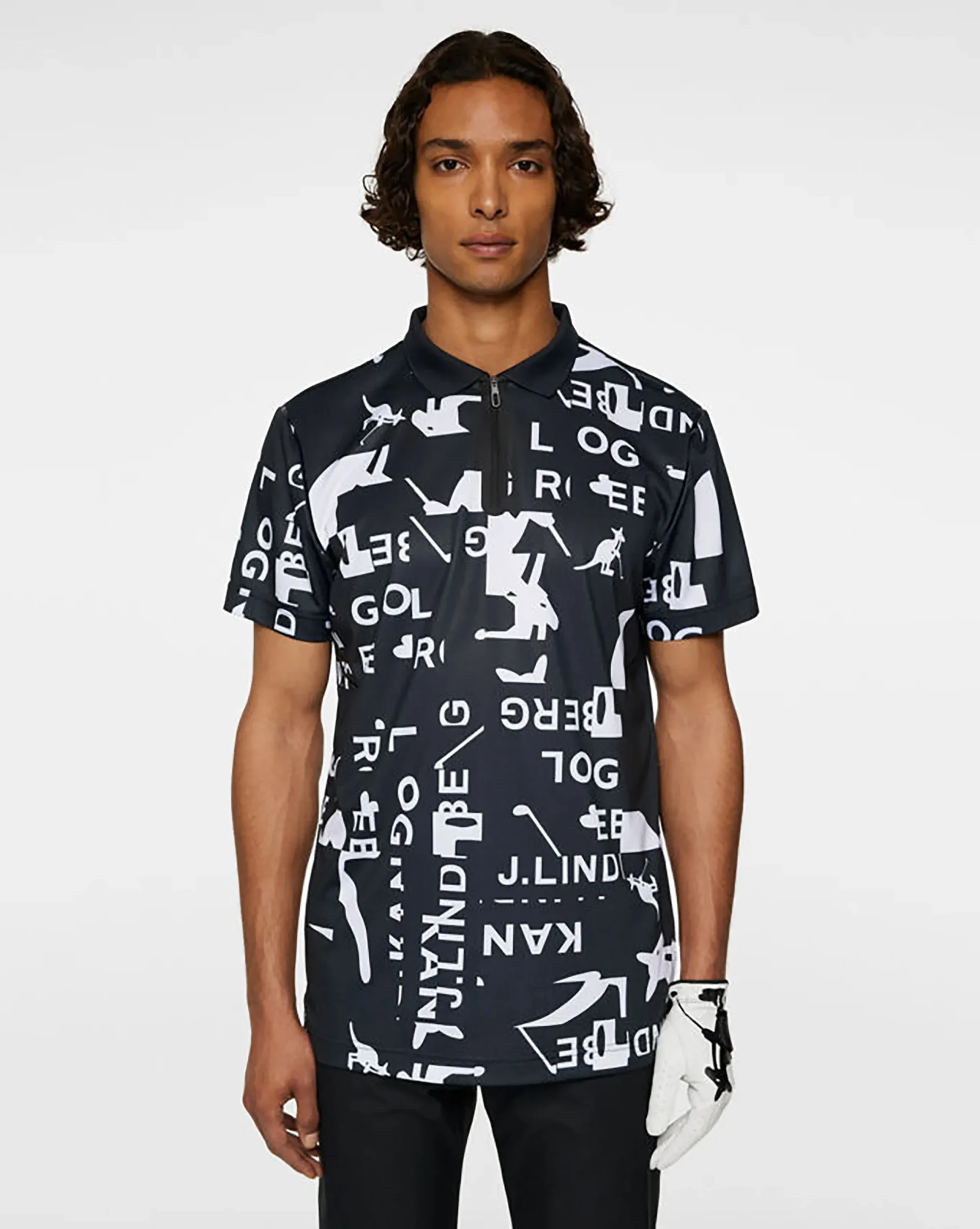 Discount Kangol x J.Lindeberg Miro Print Polo