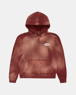 Best Kangol x NGO Hooded Sweatshirt Brick
