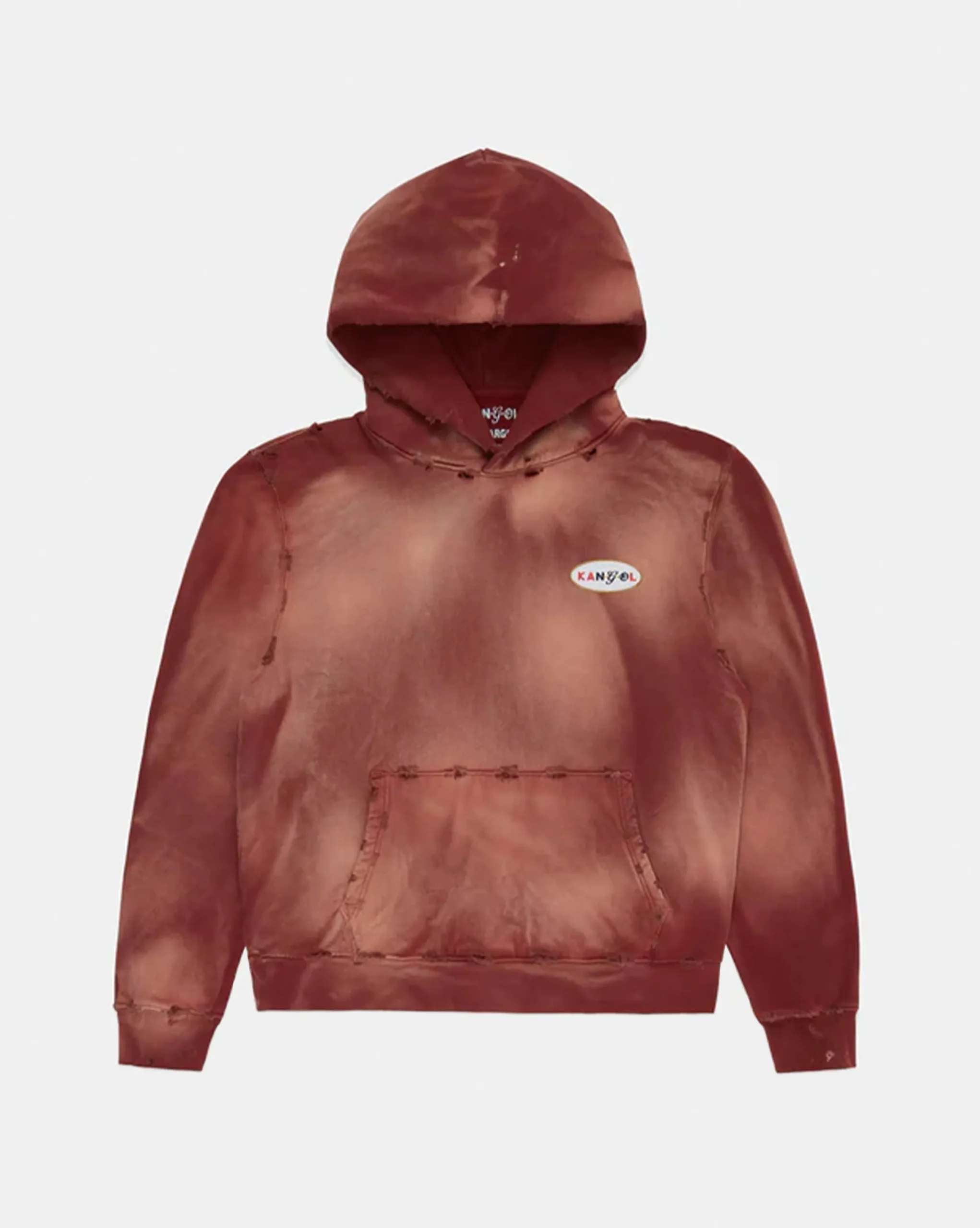 Best Kangol x NGO Hooded Sweatshirt Brick