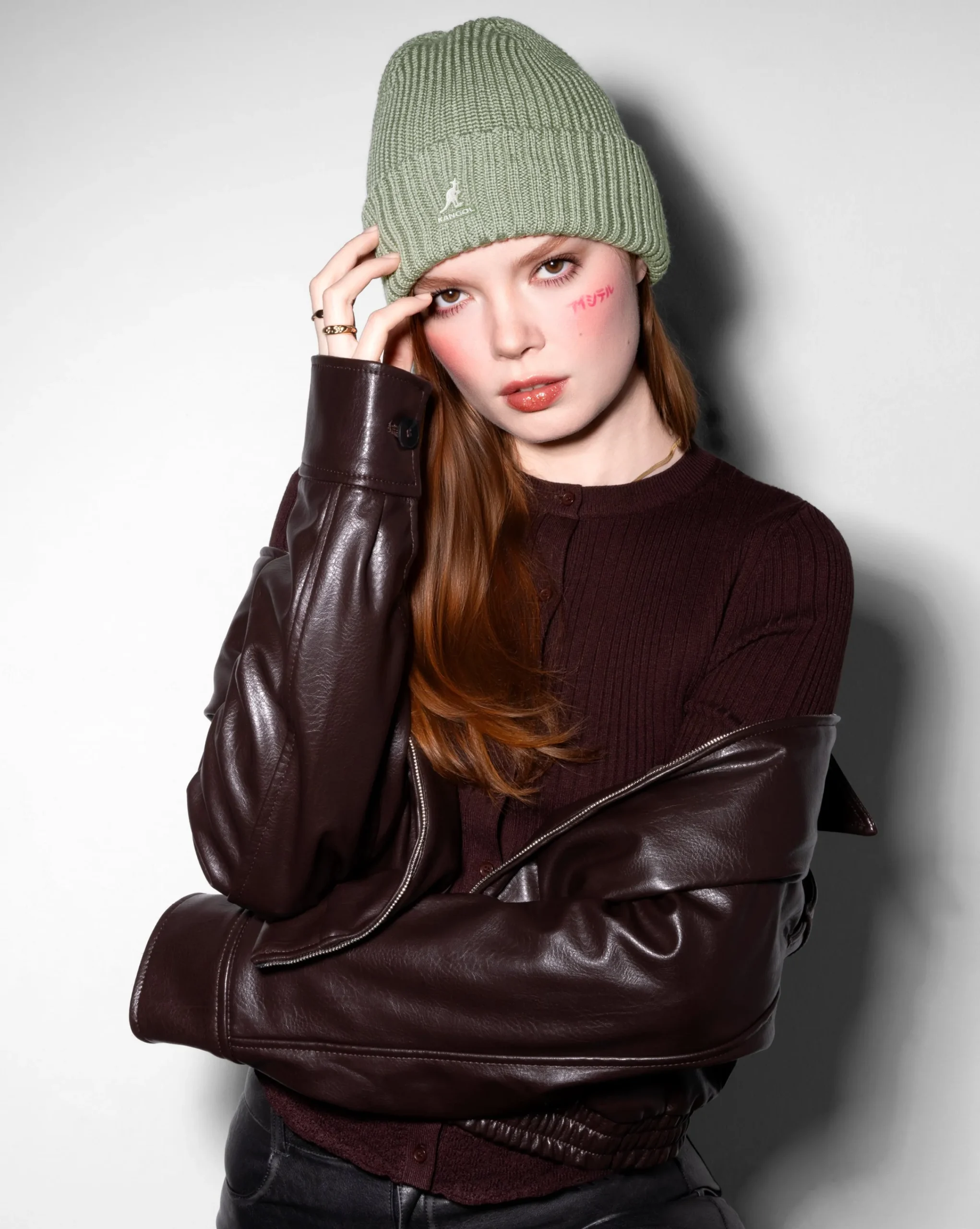 New Kangol Merino Wool Rib Beanie