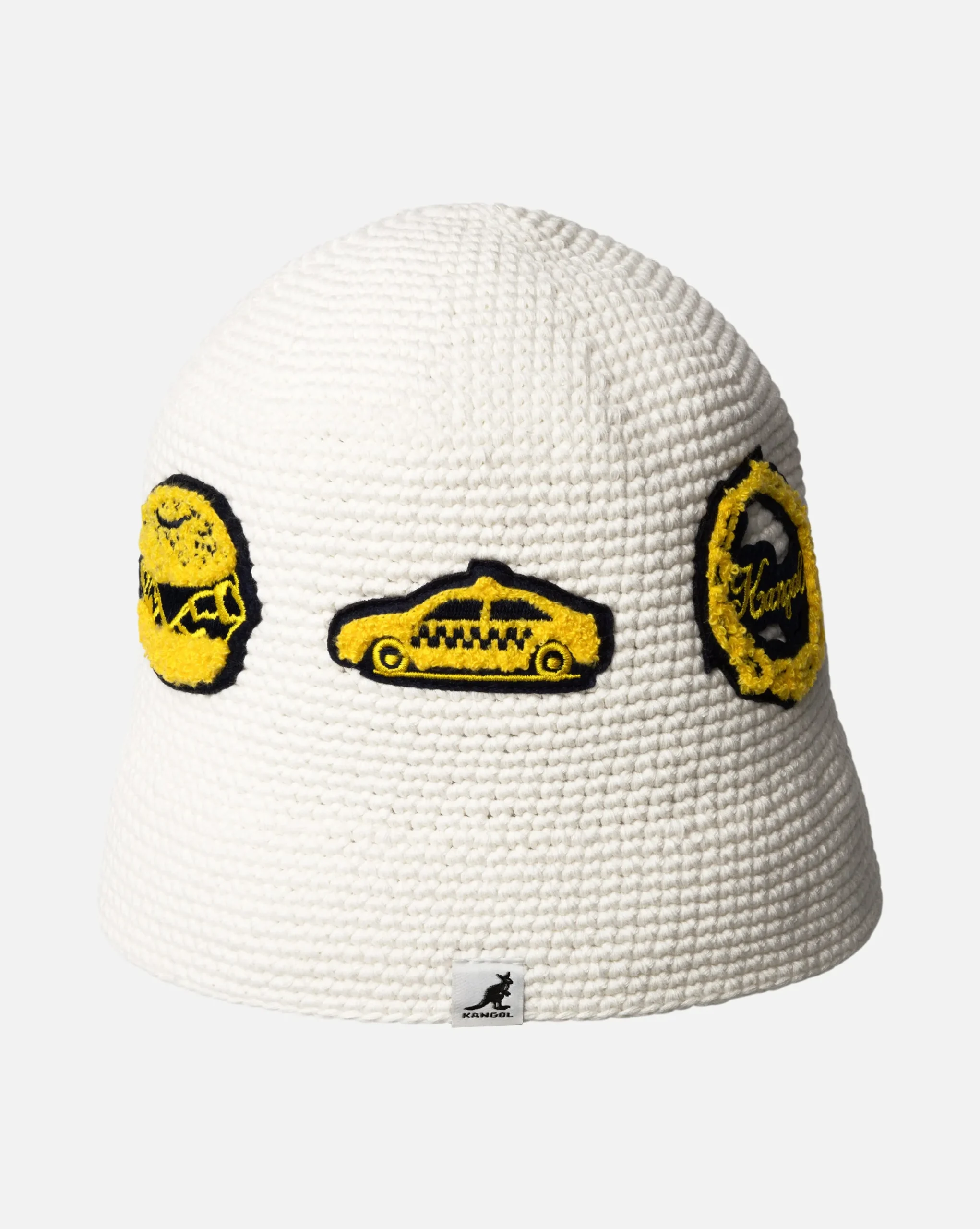 Discount Kangol NY Crochet Hat White