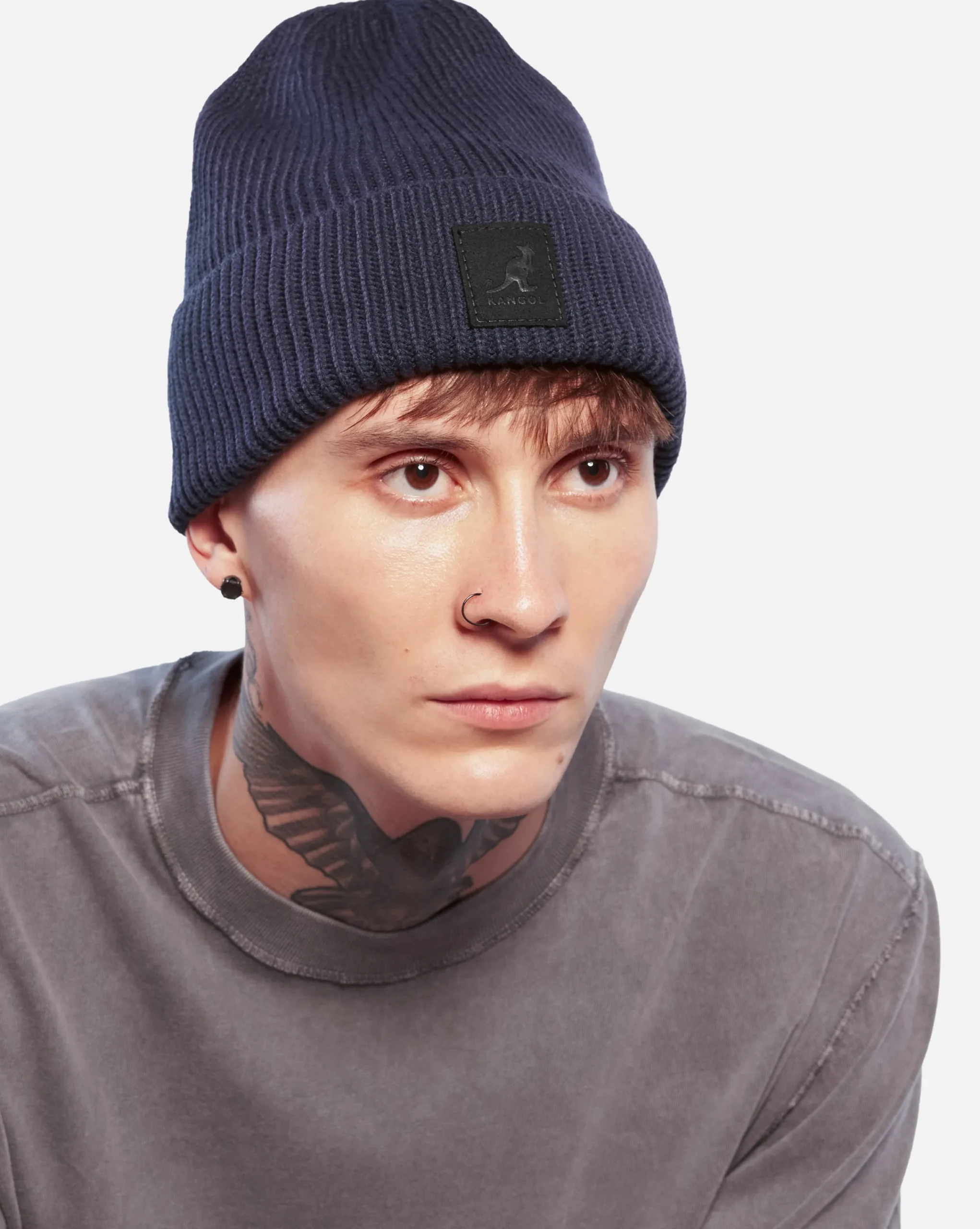 Hot Kangol Patch Beanie