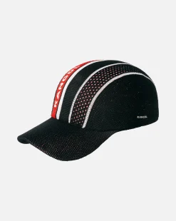 Kangol Tropic Game Stripe Spacecap Black